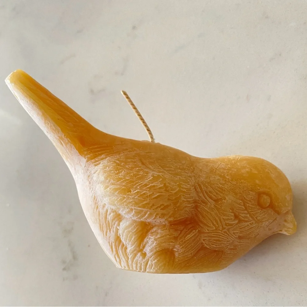 Big Dipper Wax Works Handcrafted Beeswax Candles Birds Pecking - Picture 6 of 9
